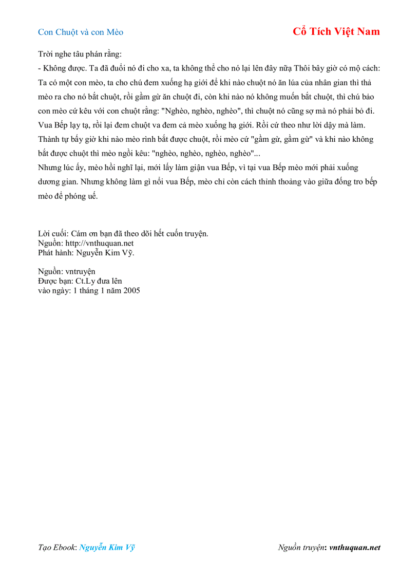 image for page Ebook Con Chuột và con Mèo