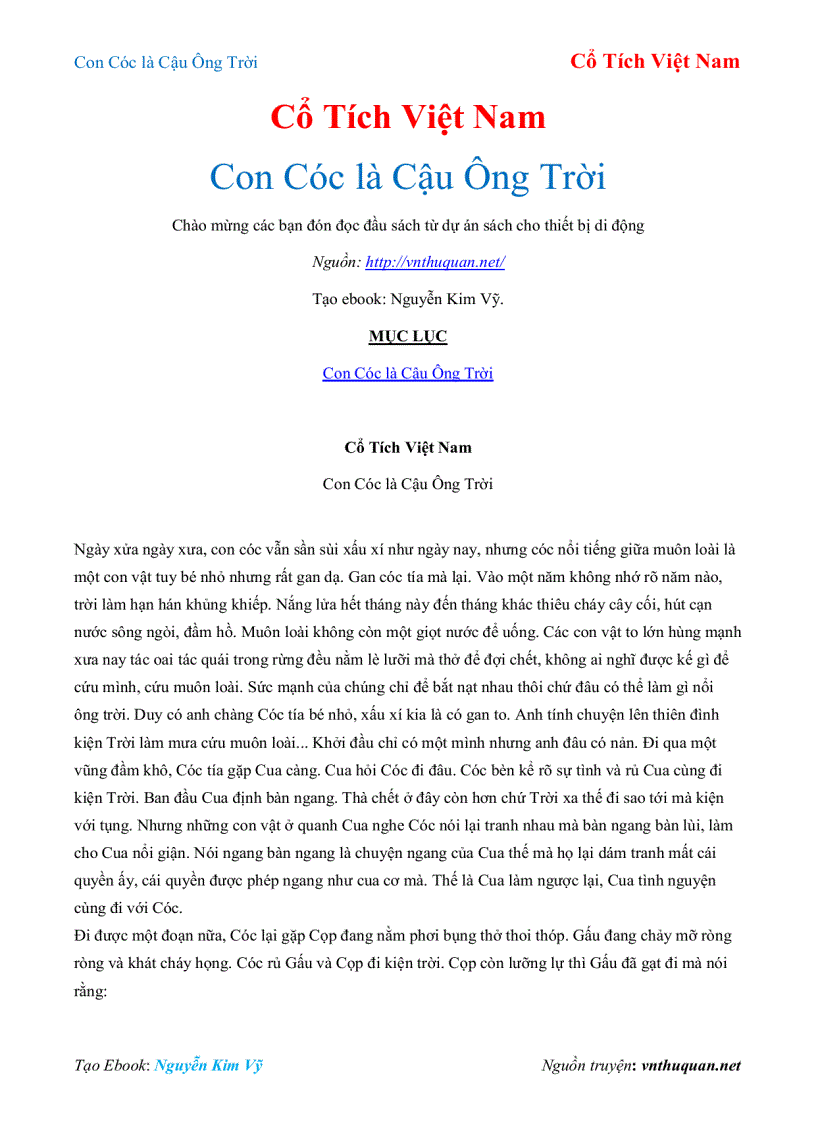 image for page Ebook Con Cóc là Cậu Ông Trời