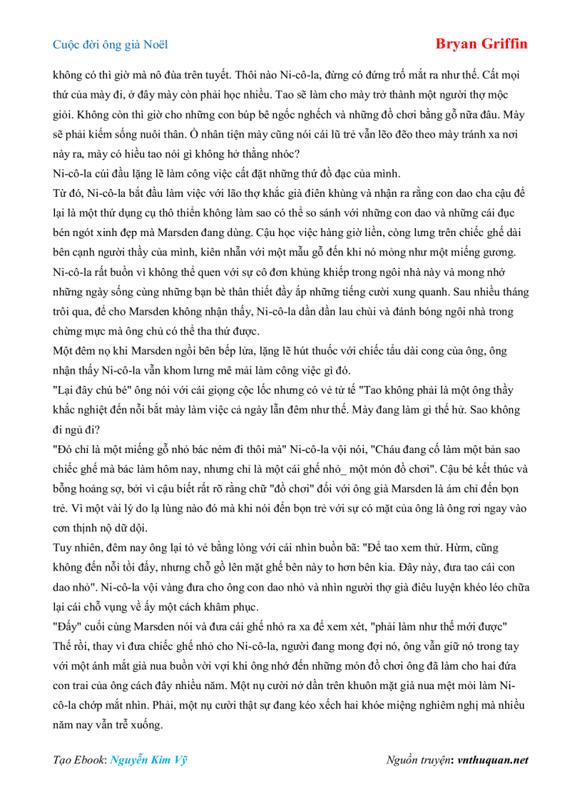 image for page Ebook Cuộc đời ông già Noël Bryan Griffin