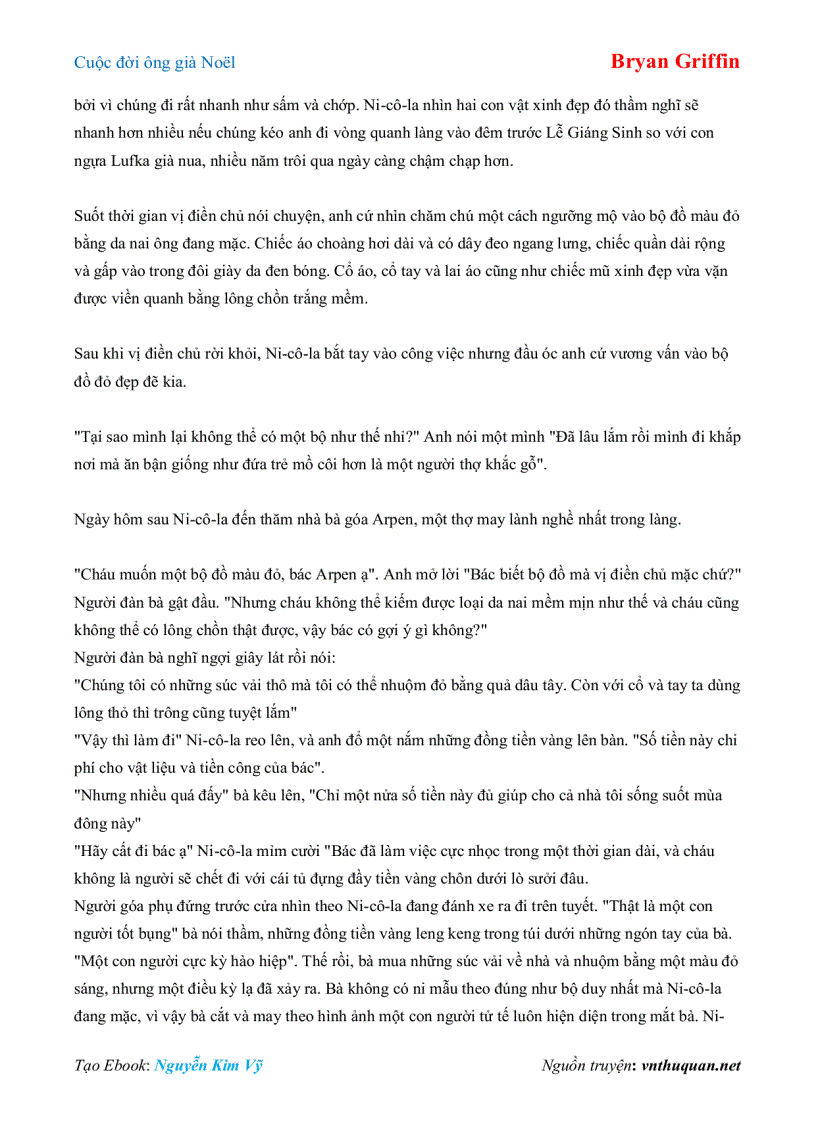 image for page Ebook Cuộc đời ông già Noël Bryan Griffin