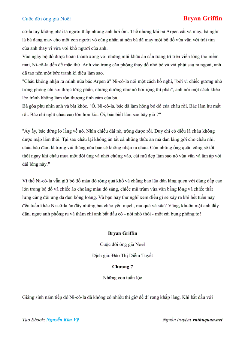 image for page Ebook Cuộc đời ông già Noël Bryan Griffin