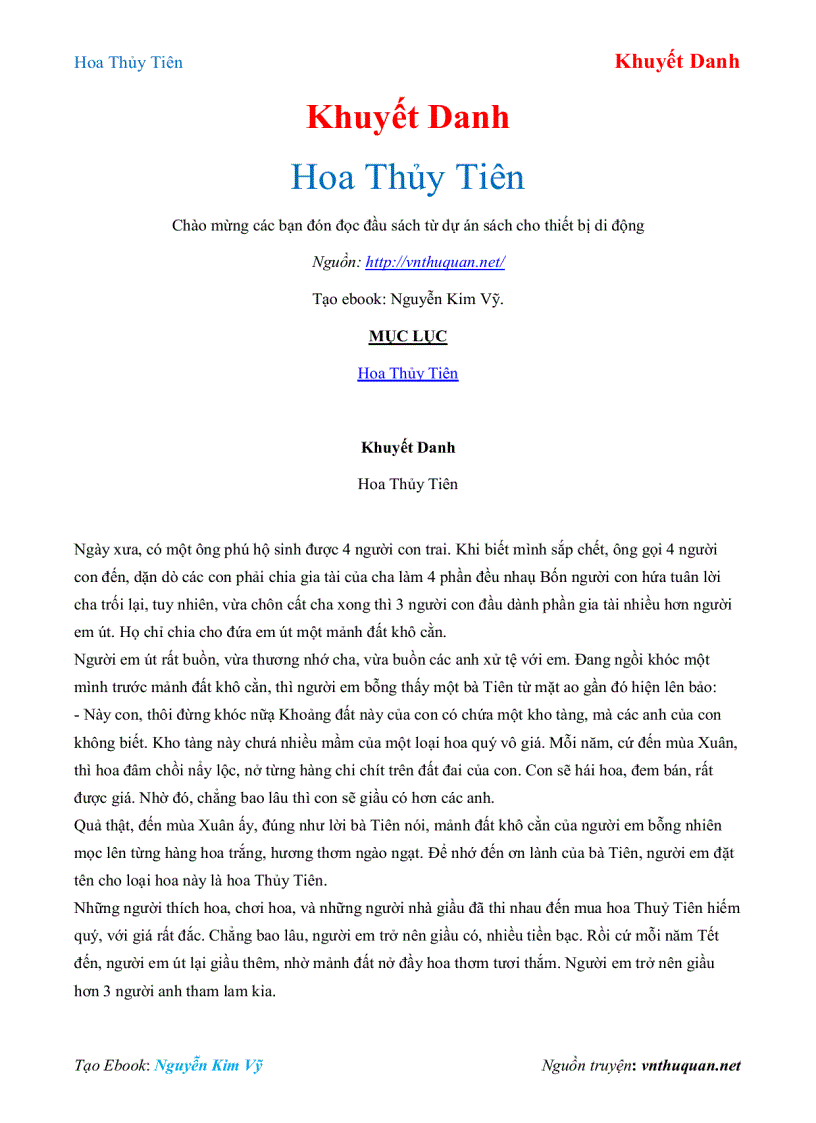 image for page Ebook chuyện Hoa Thủy Tiên