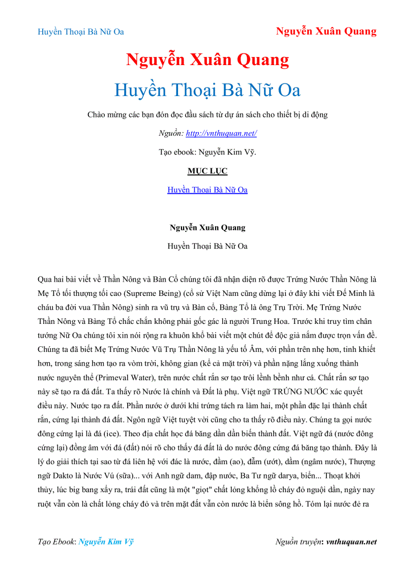 image for page Ebook Huyền Thoại Bà Nữ Oa Nguyễn Xuân Quang
