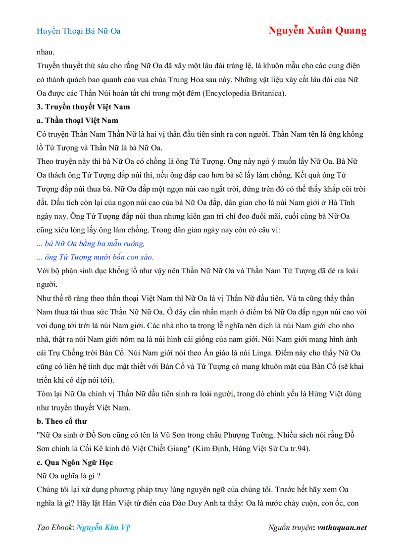 image for page Ebook Huyền Thoại Bà Nữ Oa Nguyễn Xuân Quang