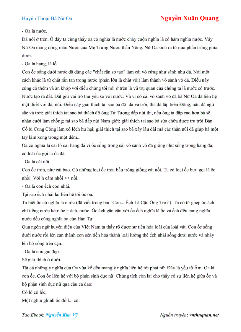 image for page Ebook Huyền Thoại Bà Nữ Oa Nguyễn Xuân Quang