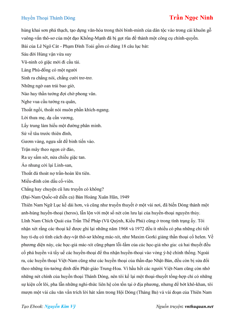 image for page Ebook Huyền Thoại Thánh Dóng Trần Ngọc Ninh