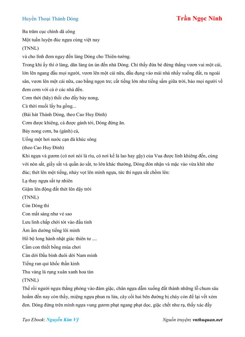 image for page Ebook Huyền Thoại Thánh Dóng Trần Ngọc Ninh