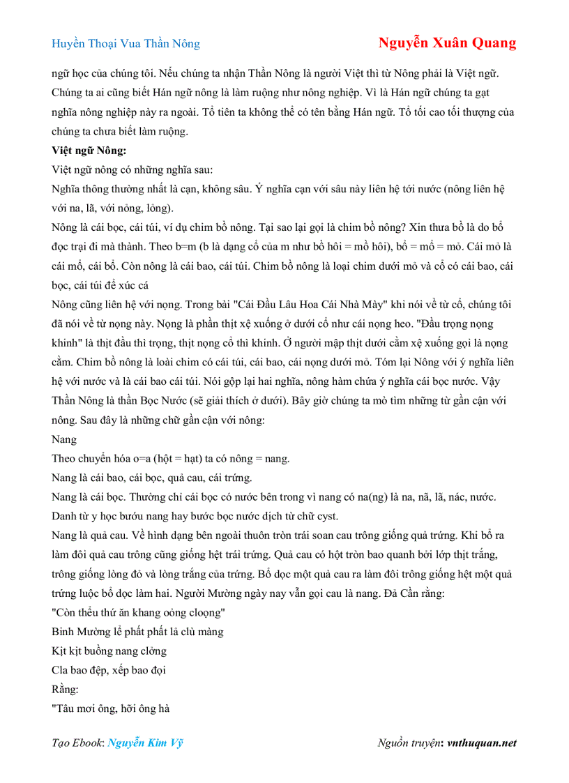 image for page Ebook Huyền Thoại Vua Thần Nông Nguyễn Xuân Quang