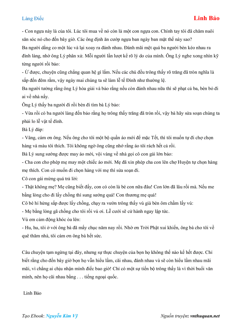 image for page Ebook Làng Điếc Linh Bảo