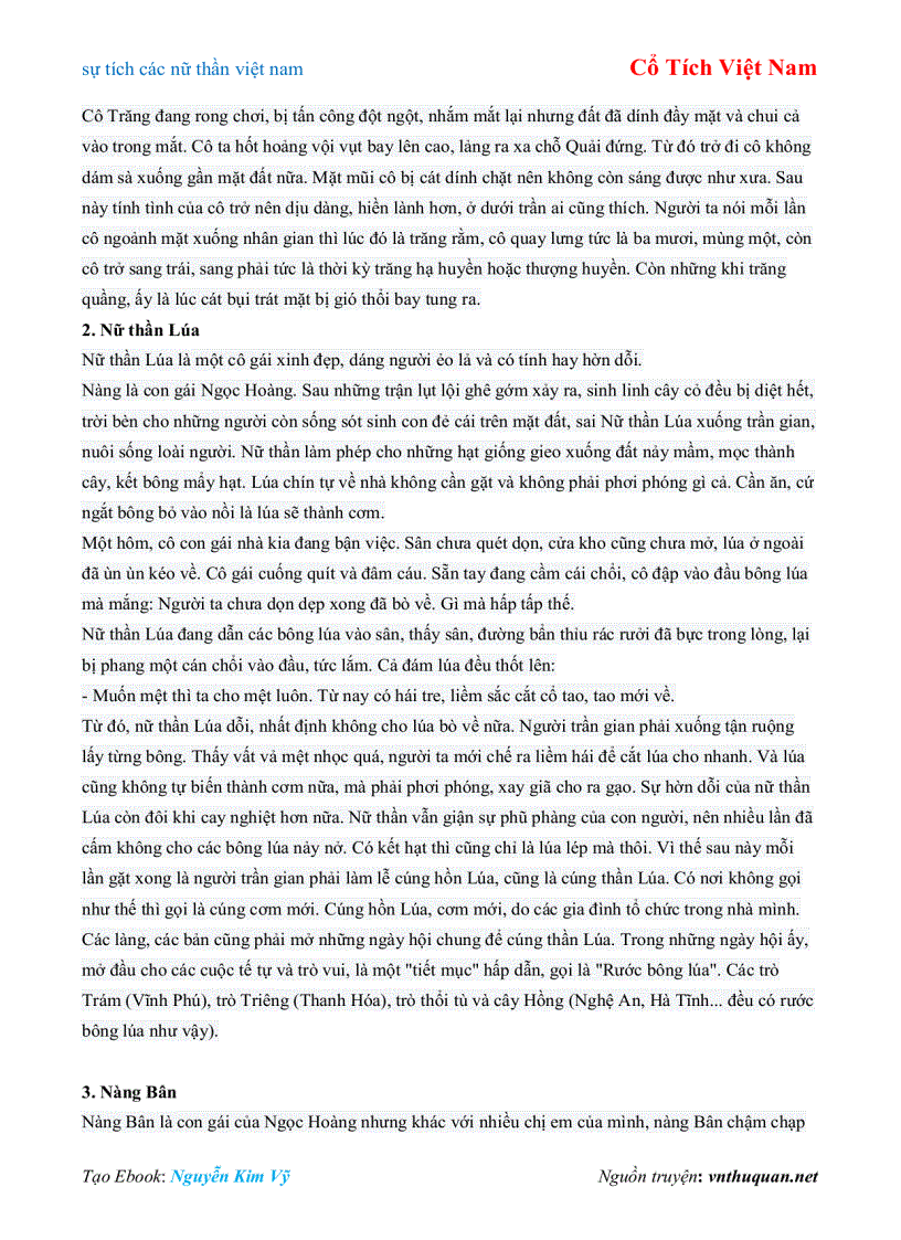 image for page Ebook sự tích các nữ thần việt nam