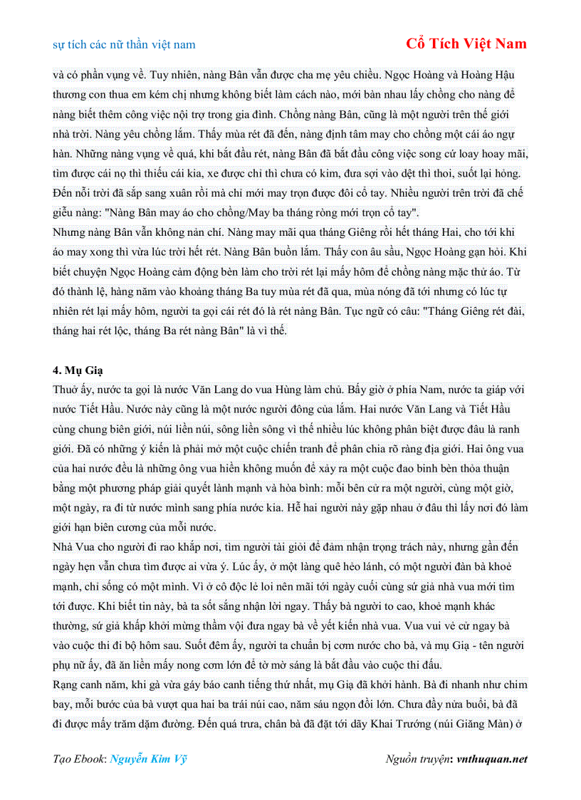 image for page Ebook sự tích các nữ thần việt nam