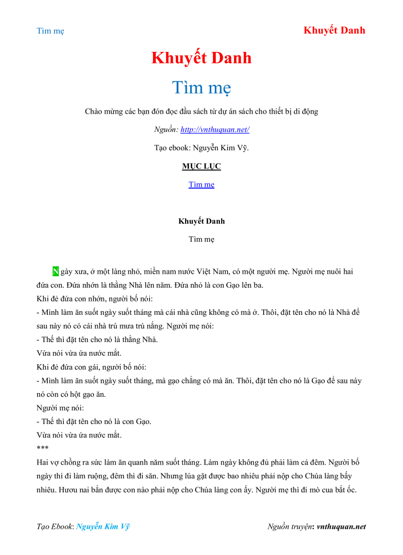 image for page Ebook Tìm mẹ
