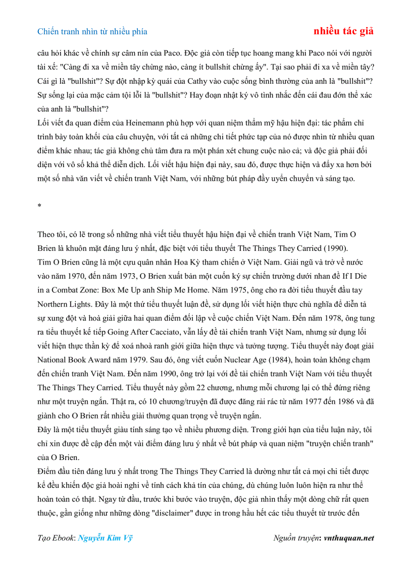 image for page Ebook Chiến tranh nhìn từ nhiều phía nhiều tác giả