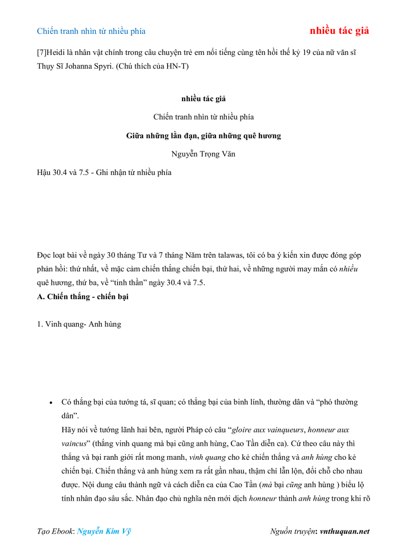 image for page Ebook Chiến tranh nhìn từ nhiều phía nhiều tác giả