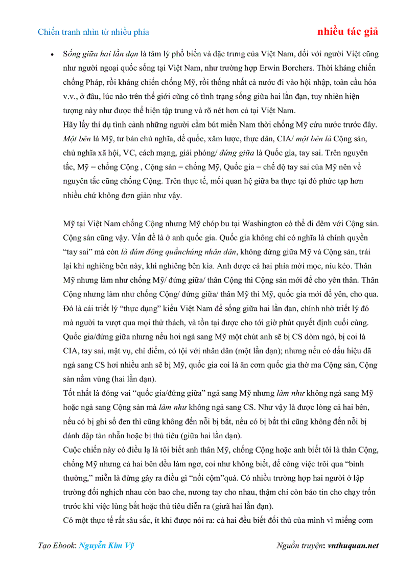 image for page Ebook Chiến tranh nhìn từ nhiều phía nhiều tác giả