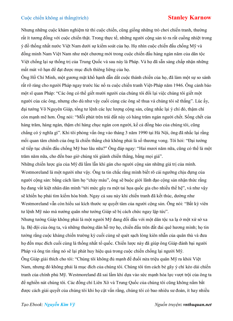 image for page Ebook Cuộc chiến không ai thắng Stanley Karnow