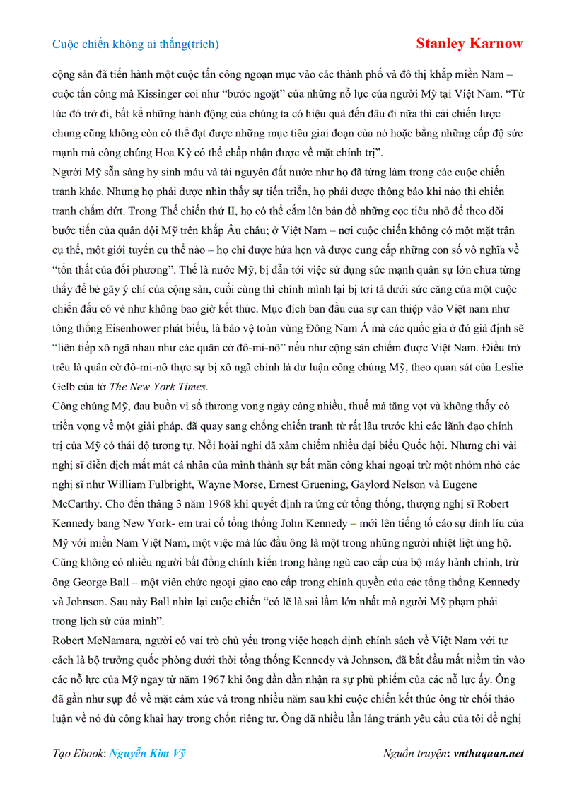 image for page Ebook Cuộc chiến không ai thắng Stanley Karnow