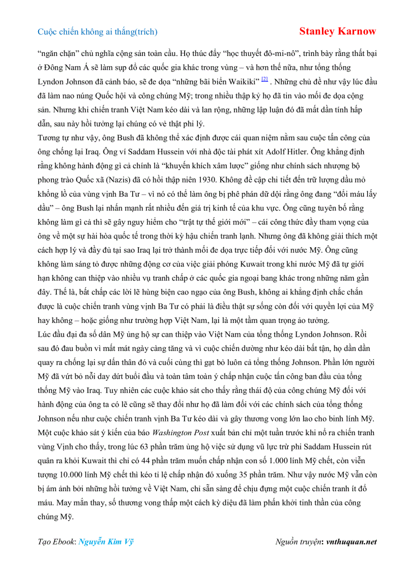 image for page Ebook Cuộc chiến không ai thắng Stanley Karnow