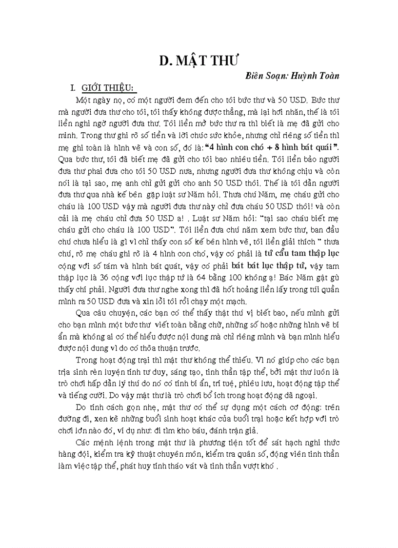 image for page Tất cả về mật thư