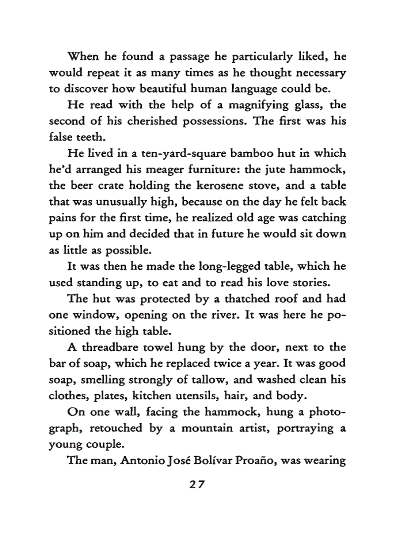 image for page Ebook The Old Man Who Read Love Stories Luis Sepulveda