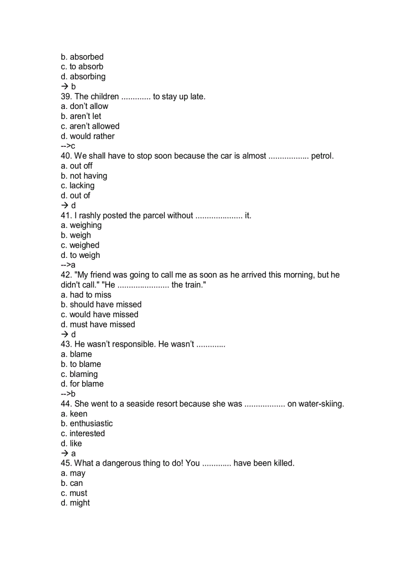 image for page 60 bài test tiếng Anh trình độ C