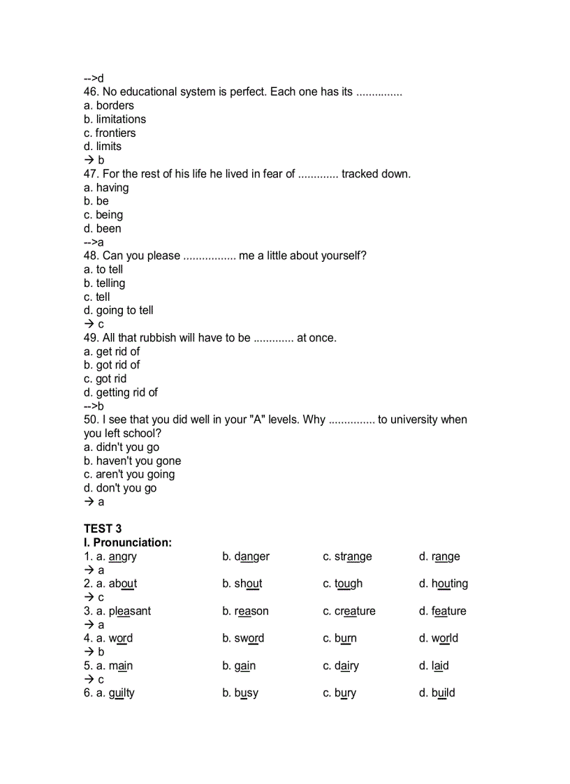 image for page 60 bài test tiếng Anh trình độ C