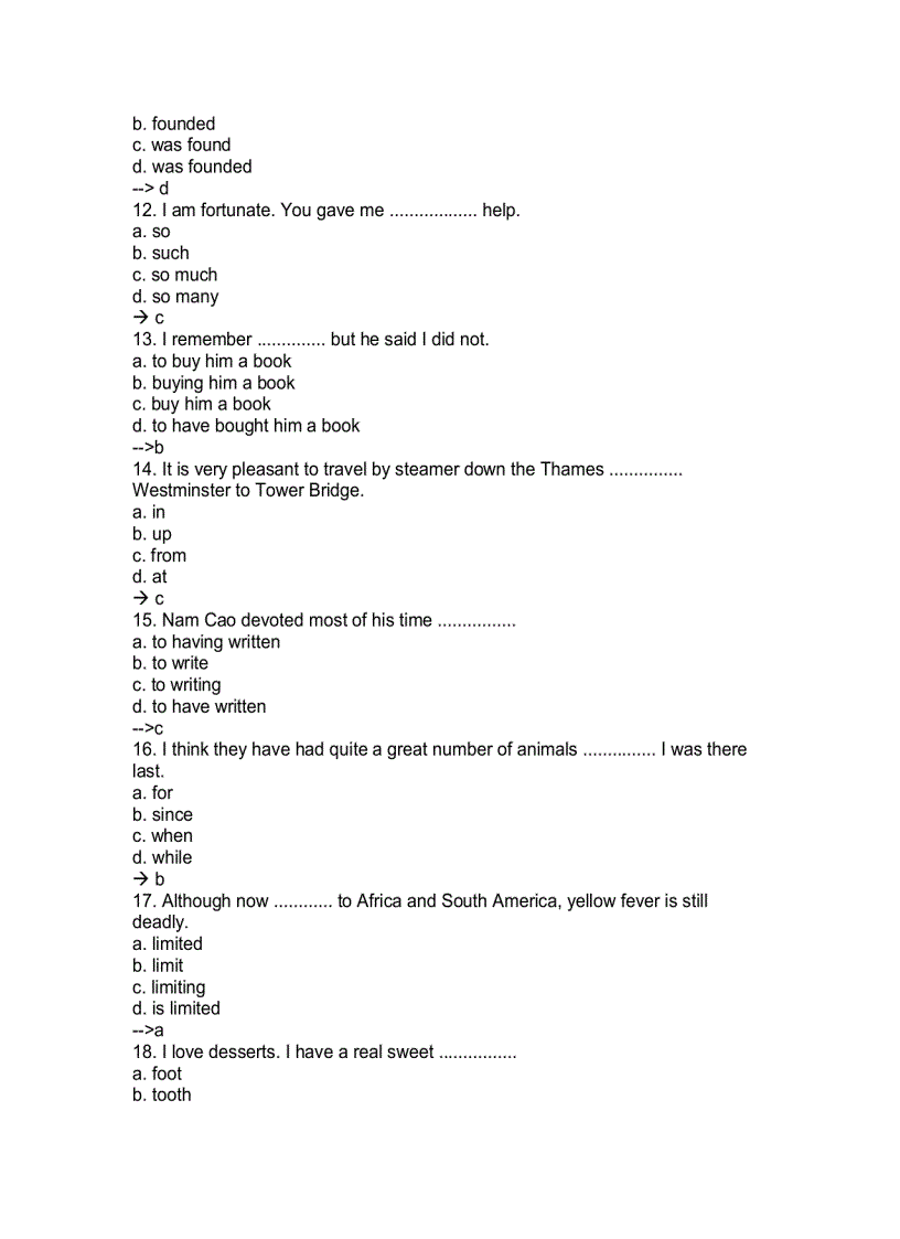 image for page 60 bài test tiếng Anh trình độ C