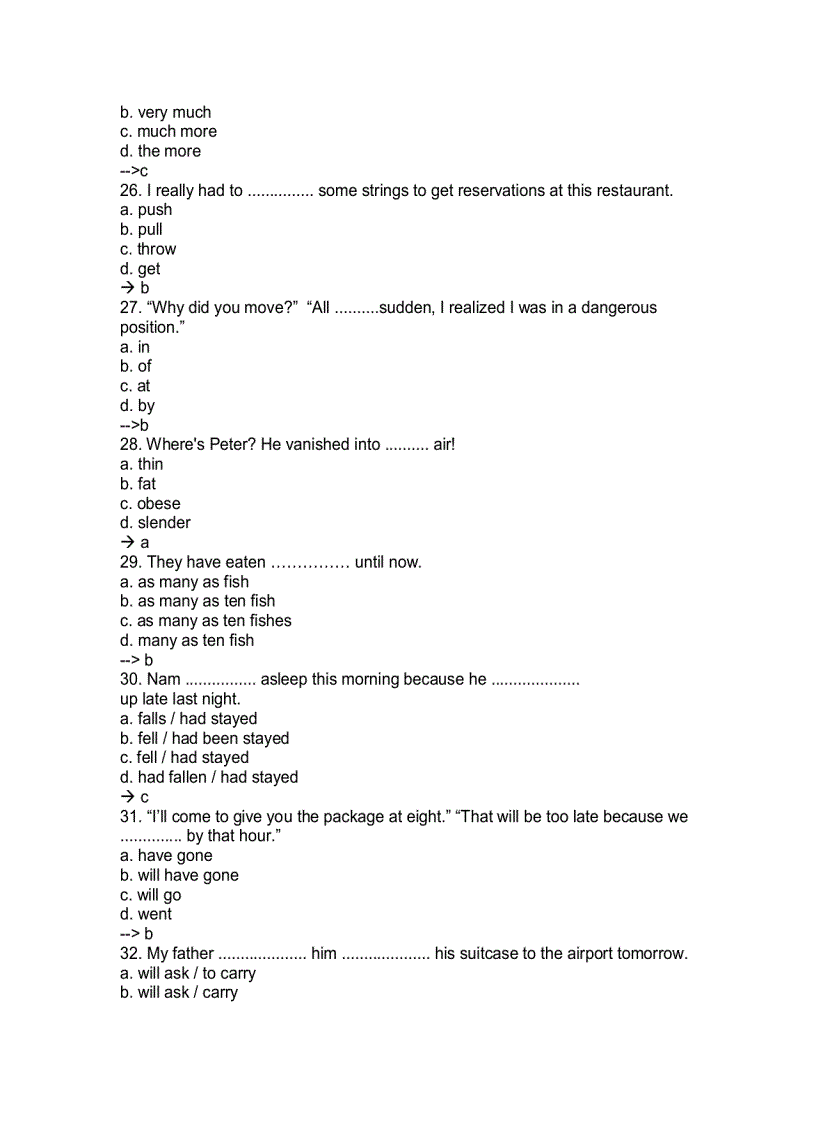 image for page 60 bài test tiếng Anh trình độ C