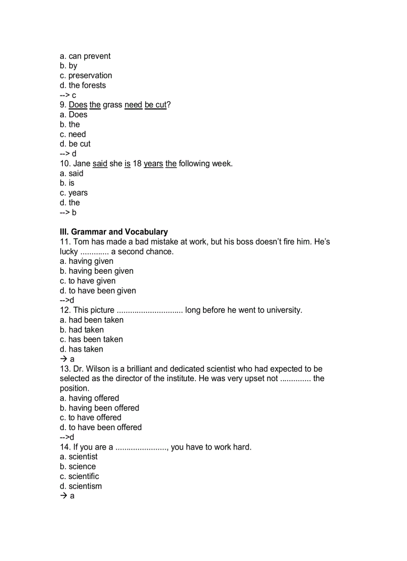 image for page 60 bài test tiếng Anh trình độ C