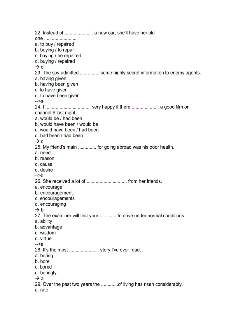 image for page 60 bài test tiếng Anh trình độ C
