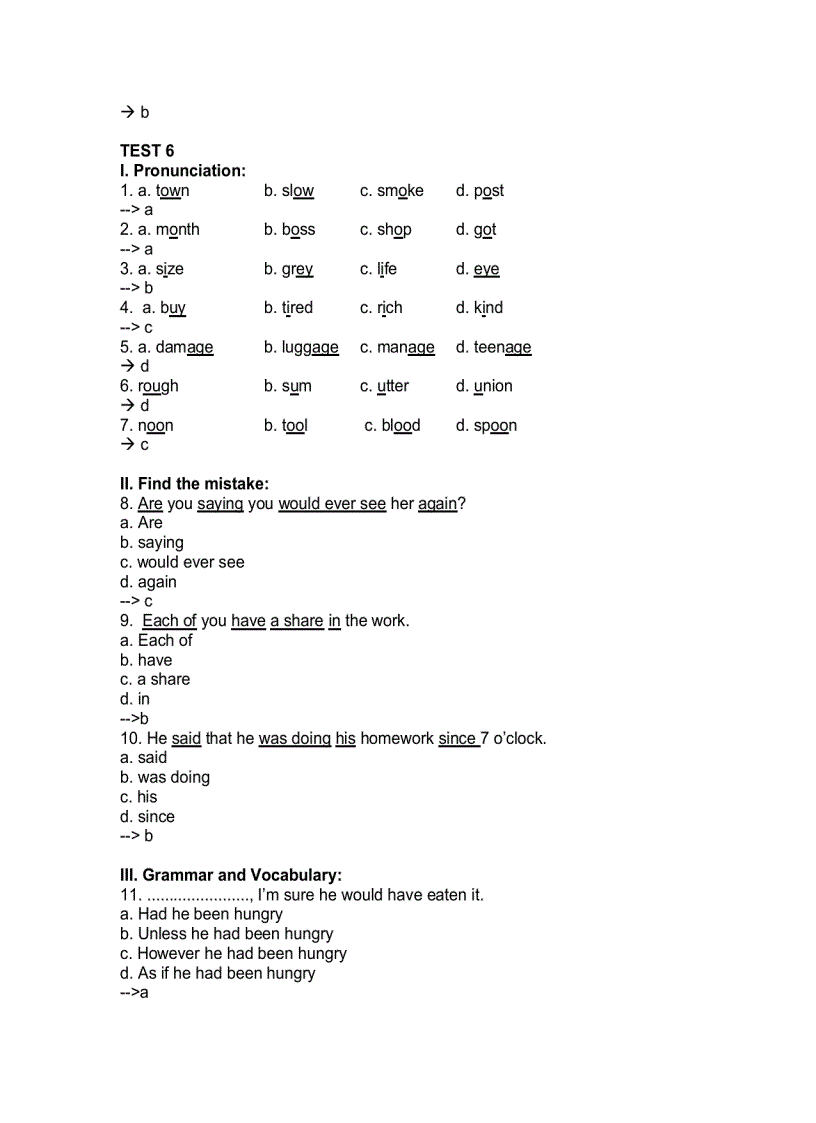 image for page 60 bài test tiếng Anh trình độ C