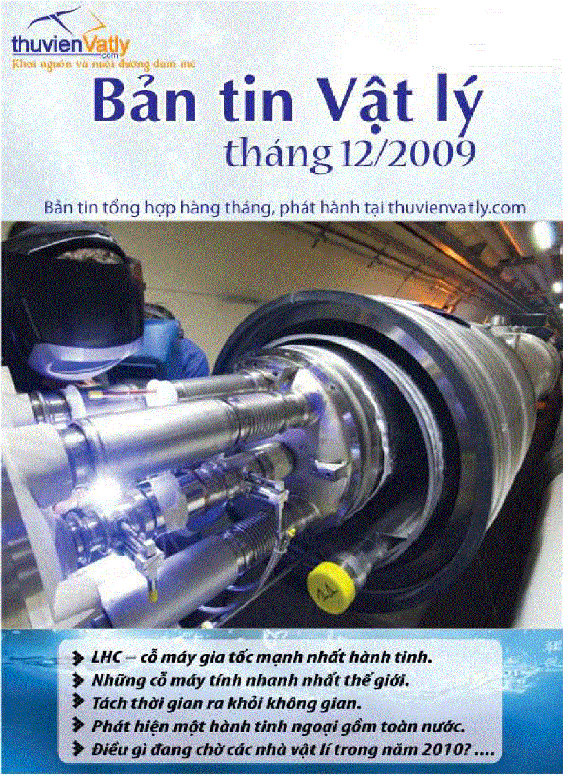 Bản tin vật lý tháng 12 năm 2009