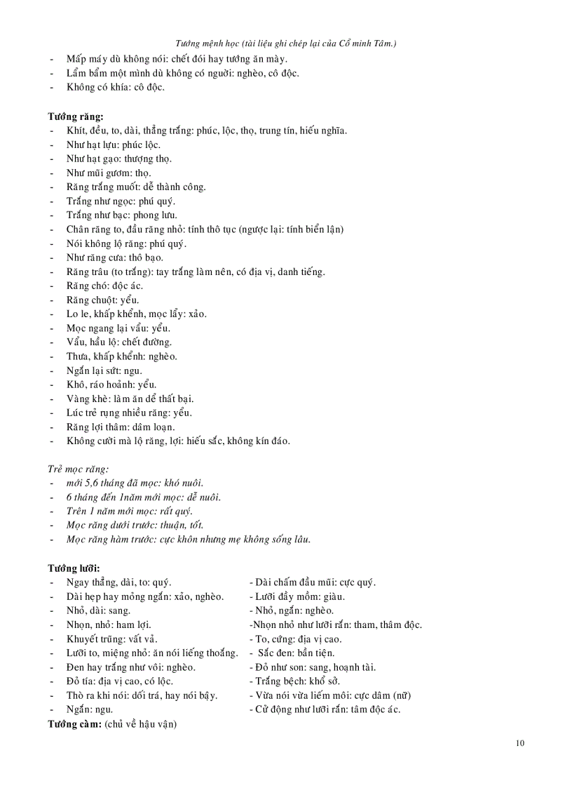 image for page Tướng mệnh học cổ minh tâm