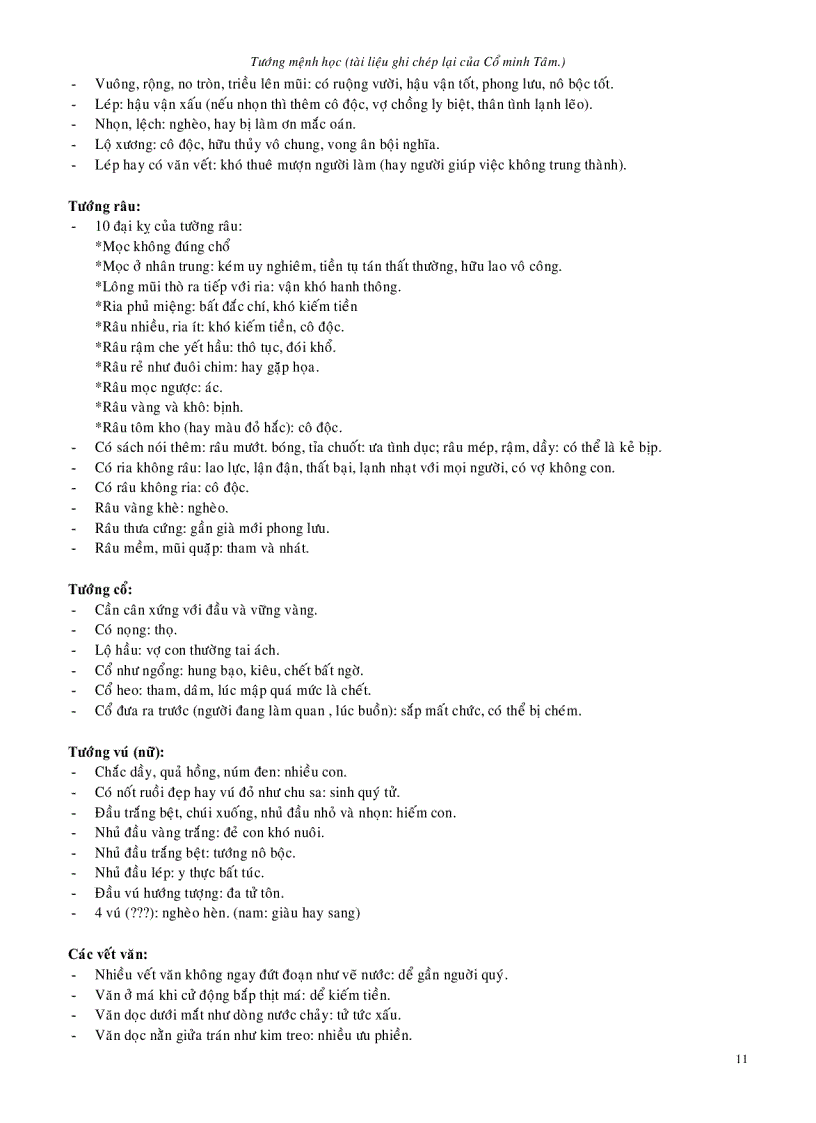 image for page Tướng mệnh học cổ minh tâm