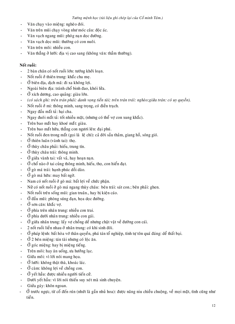 image for page Tướng mệnh học cổ minh tâm