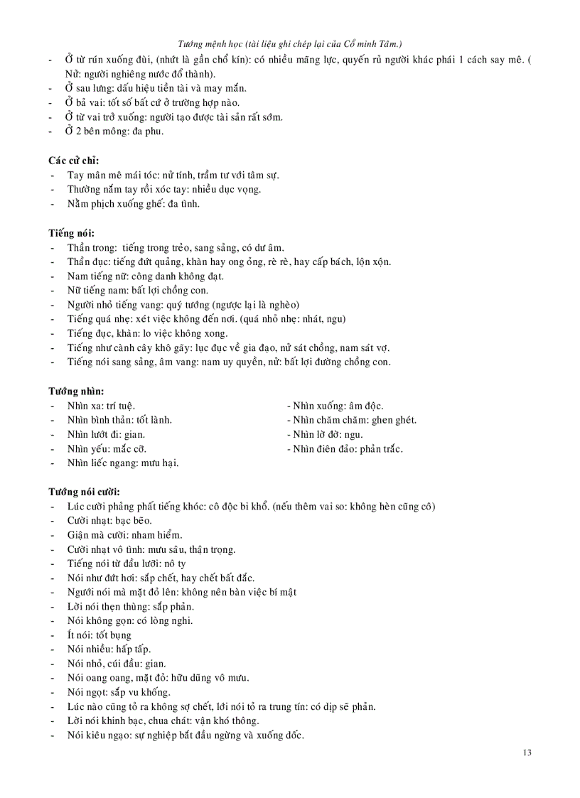 image for page Tướng mệnh học cổ minh tâm