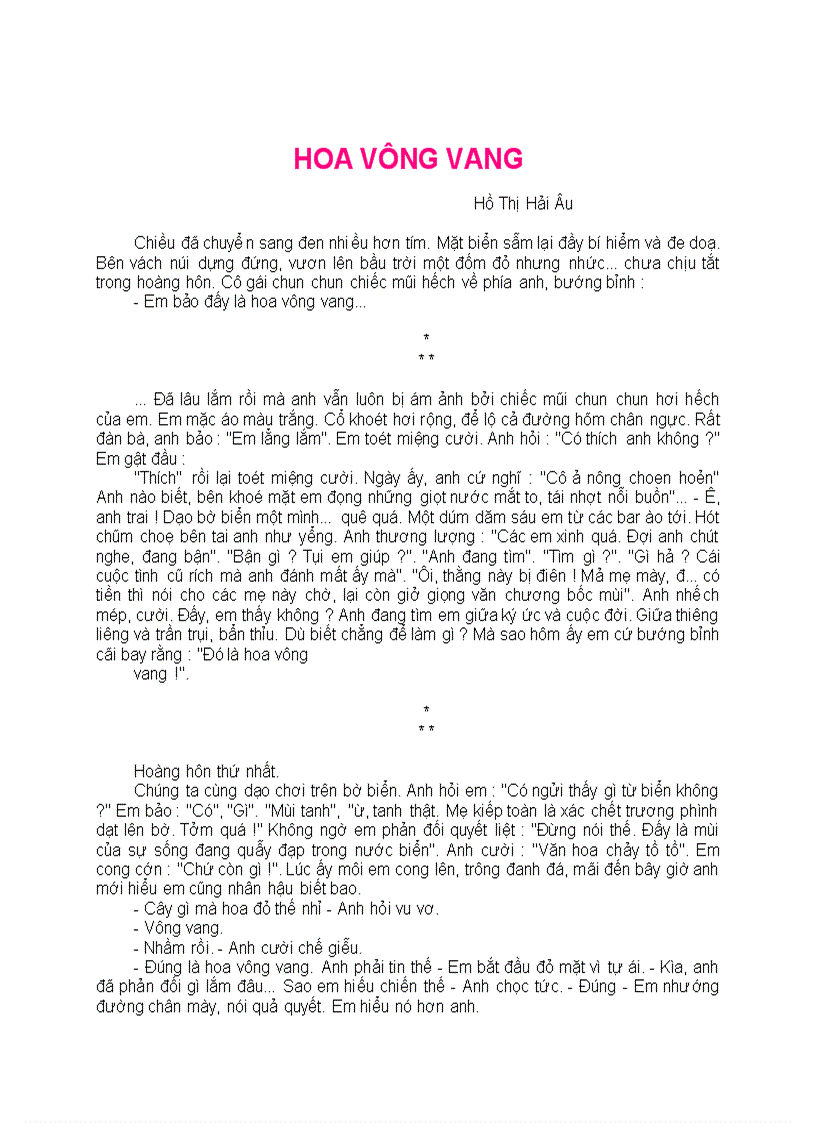 image for page Hoa vông vang