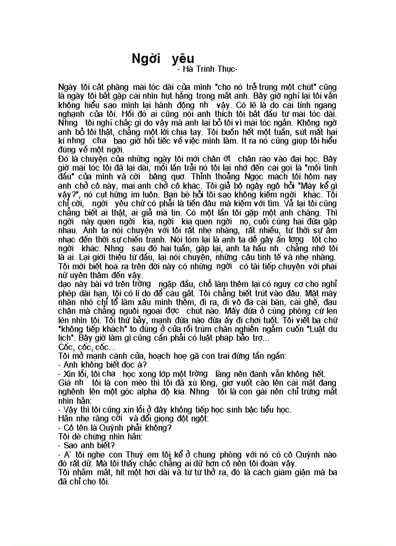 image for page Người yêu truyện ngắn
