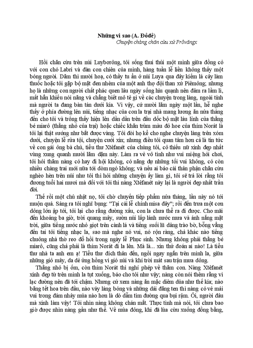 image for page Những vì sao A Đôđê truyện ngắn