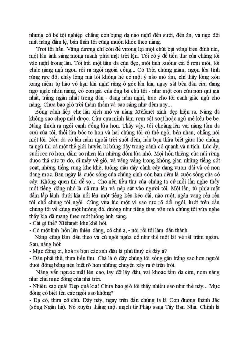 image for page Những vì sao A Đôđê truyện ngắn