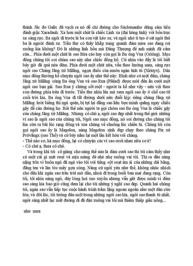 image for page Những vì sao A Đôđê truyện ngắn