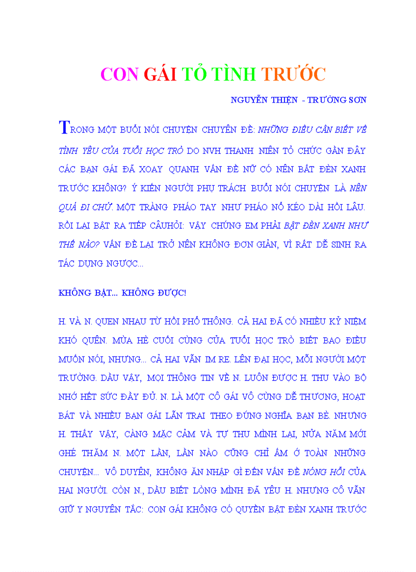 image for page Con gái tỏ tình trước