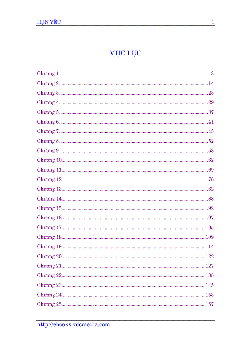 image for page Hẹn yêu truyện ngắn