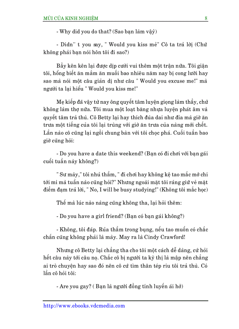 image for page Mùi của kinh nghiệm truyện ngắn