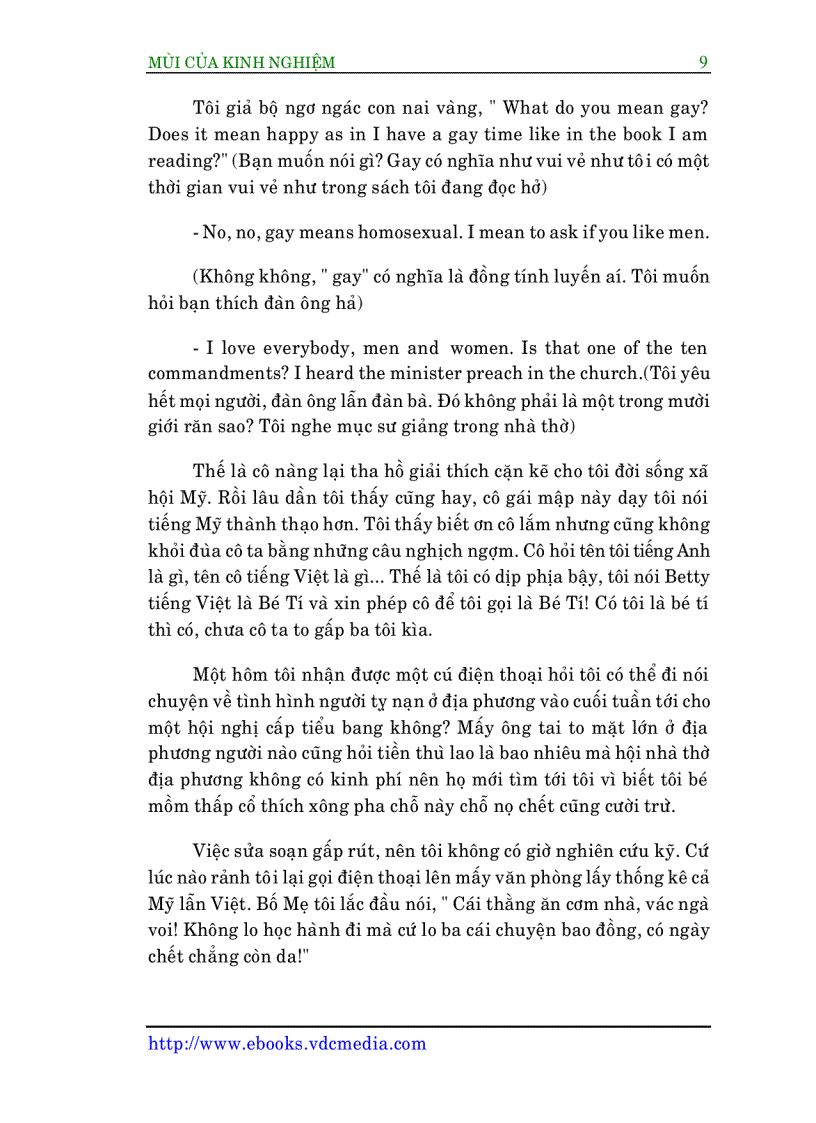 image for page Mùi của kinh nghiệm truyện ngắn