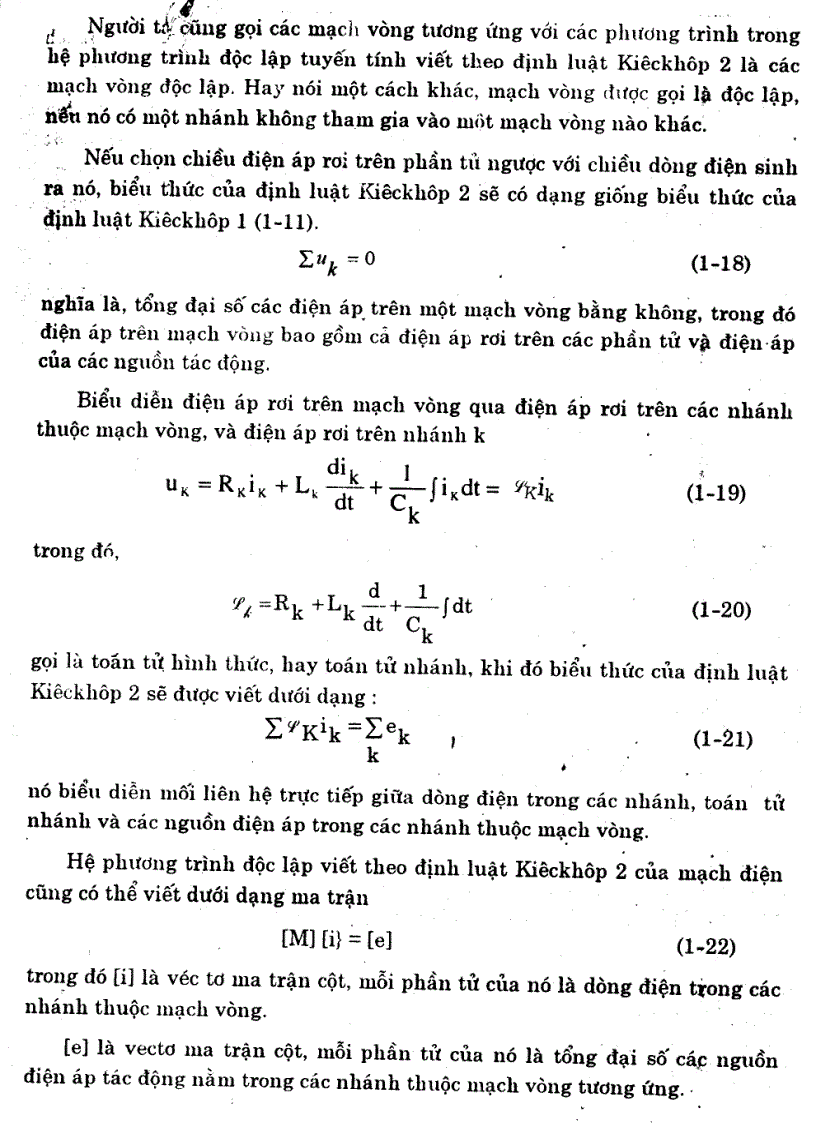 image for page Lý Thuyết Mạch