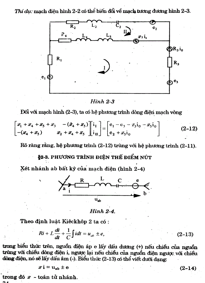 image for page Lý Thuyết Mạch