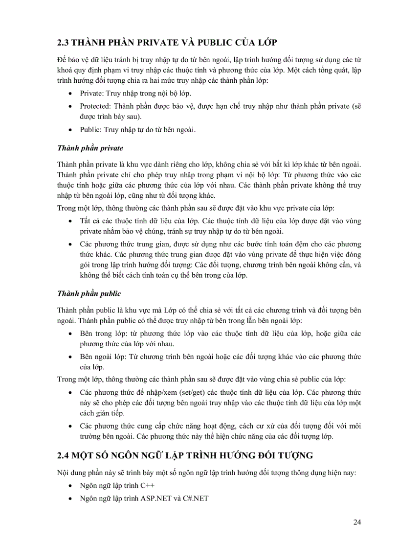 image for page Lập trình hướng đối tượng pgs Trần đình quế