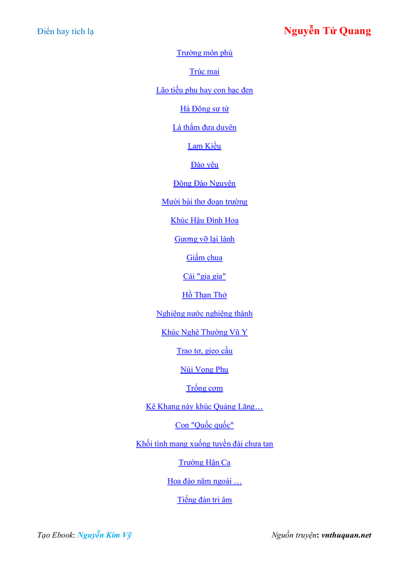 image for page Ebook Điển hay tích lạ