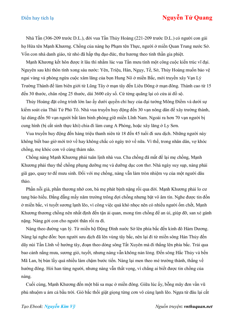 image for page Ebook Điển hay tích lạ